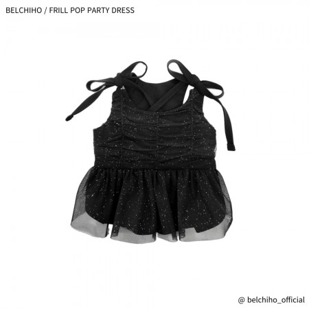 [BCO] FRILL POP PARTY DRESS _ BLACK